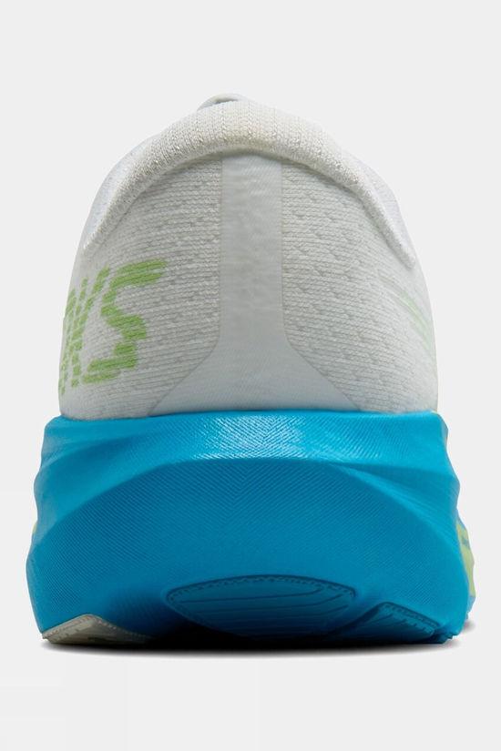 Brooks Mens Ghost Amp Shoes White/Blue/Paradise Green