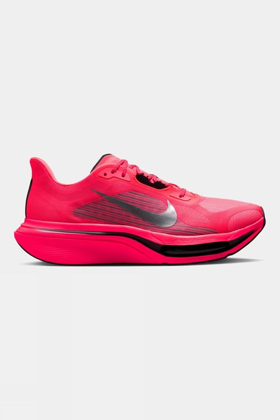 Nike Mens Pegasus Plus 2 Shoes Flash Crimson/Metallic Silver-Black