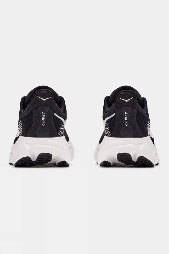 Hoka Mens Arahi 9 Shoes - Wide Black / White