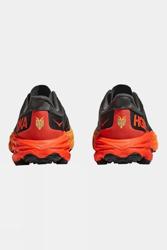 Hoka Mens Speedgoat 5 Shoes - Wide Castlerock/Flame