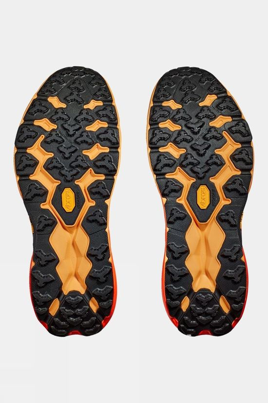 Hoka Mens Speedgoat 5 Shoes - Wide Castlerock/Flame