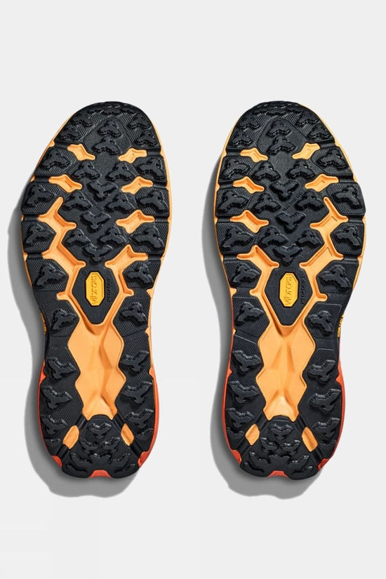 Hoka Mens Speedgoat 5 Mid GTX Shoes Blue Graphite/Amber Yellow
