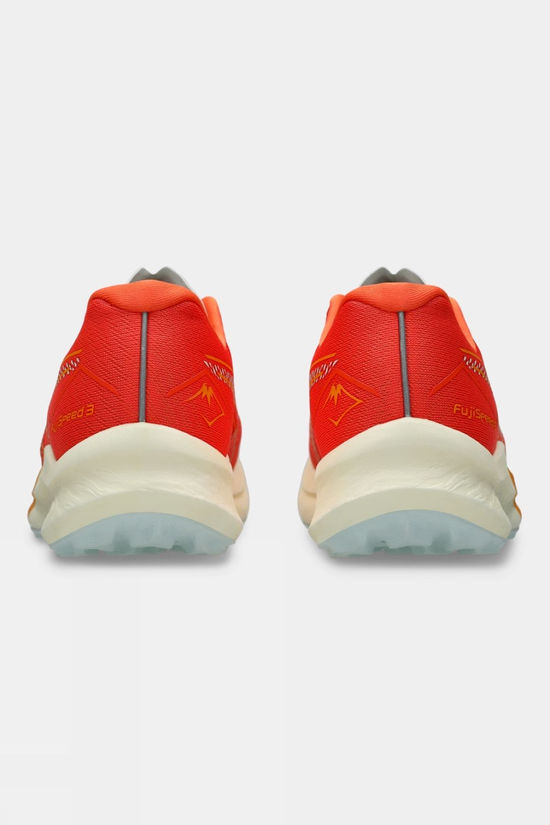 Asics Mens Fujispeed 3 Shoes Nova Orange/Pure Aqua