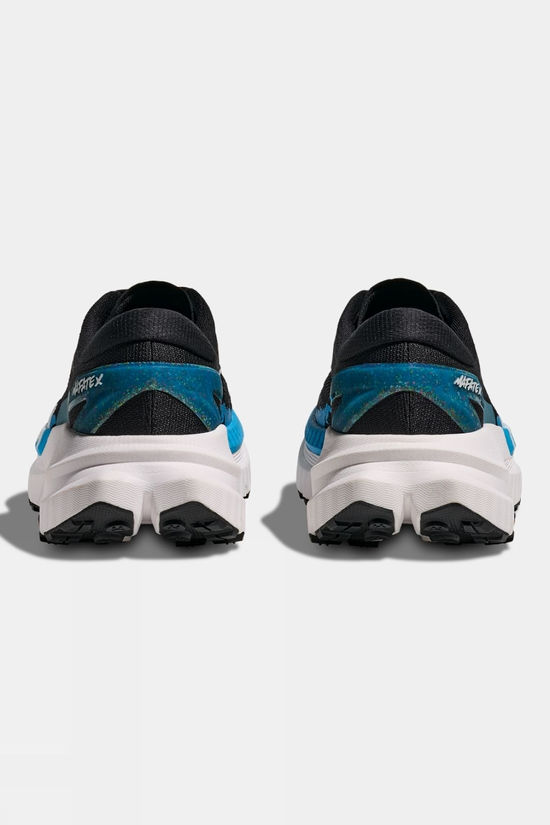 Hoka Mens Mafate X Shoes Black/Skyward Blue