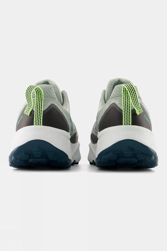 New Balance Mens Fresh Foam X Hierro V9 Shoes Grey Matter / Medusa Green