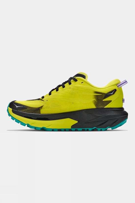 Hoka Mens Mafate 5 Shoes Black / Hoka Citrus