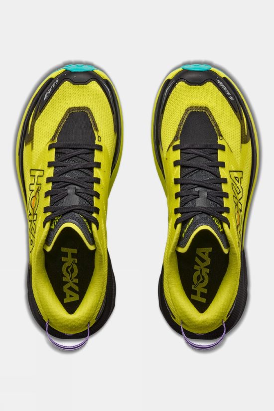 Hoka Mens Mafate 5 Shoes Black / Hoka Citrus