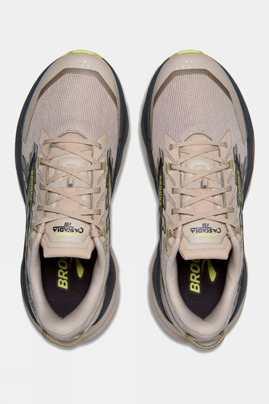 Brooks Mens Cascadia 19 Shoes Chateau/Ebony/Sunny Lime