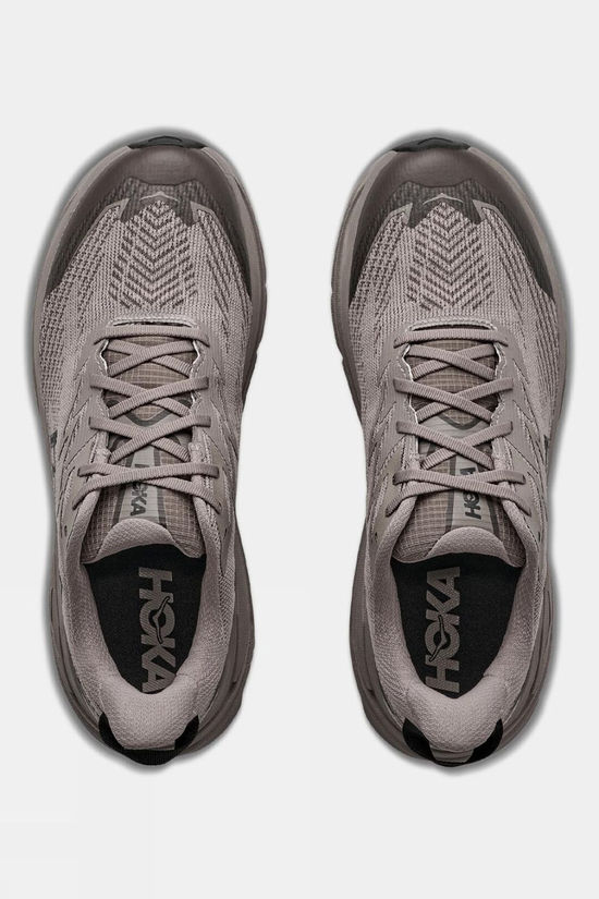 Hoka Mens Challenger 8 GTX Shoes Pebble Grey / Boulder Grey