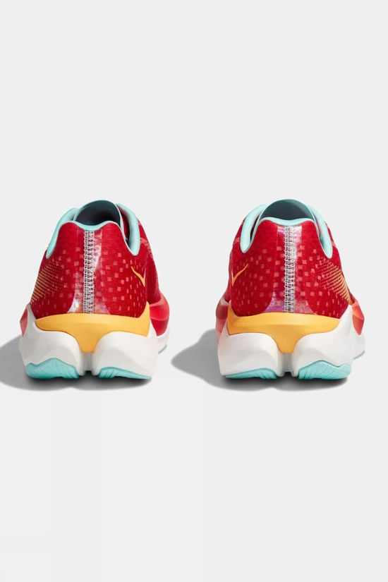 Hoka Mens Mach X Shoes Cerise/Cloudless