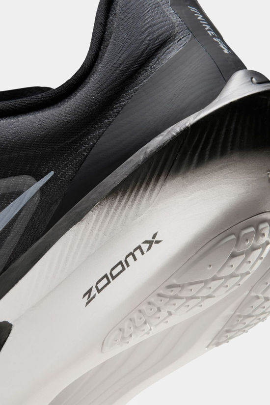 Nike Mens Zoom Fly 6 Shoes Black/White-Lt Smoke Grey