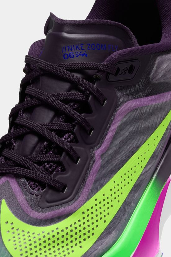 Nike Mens Zoom Fly 6 Shoes Purple Dynasty/Volt-Fuschia Dream