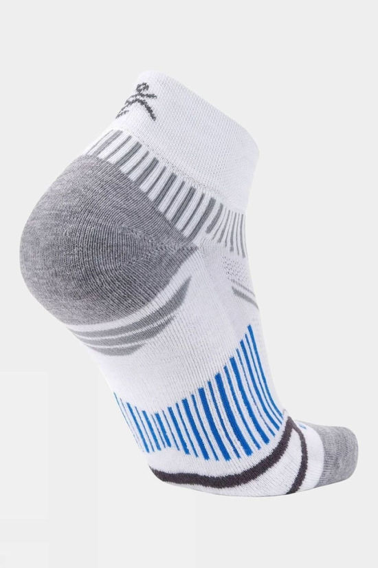 Balega Unisex Enduro Quarter Running Socks White