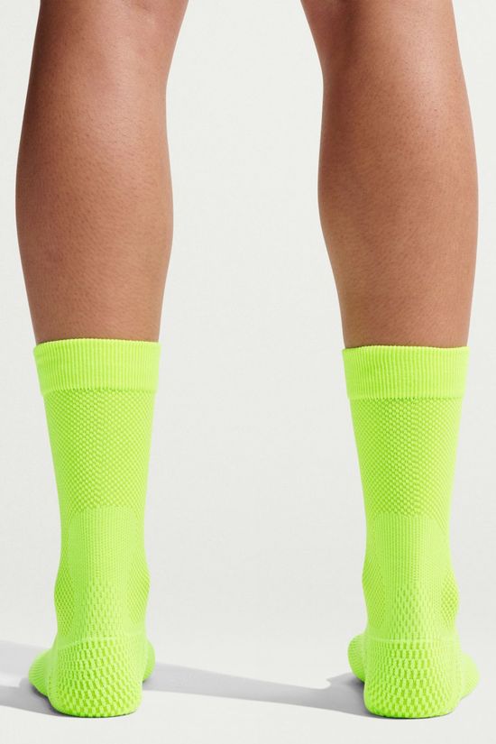 Nike Run Lightweight Crew Running Socks Volt/Bright Cactus/Black/Bright Cactus