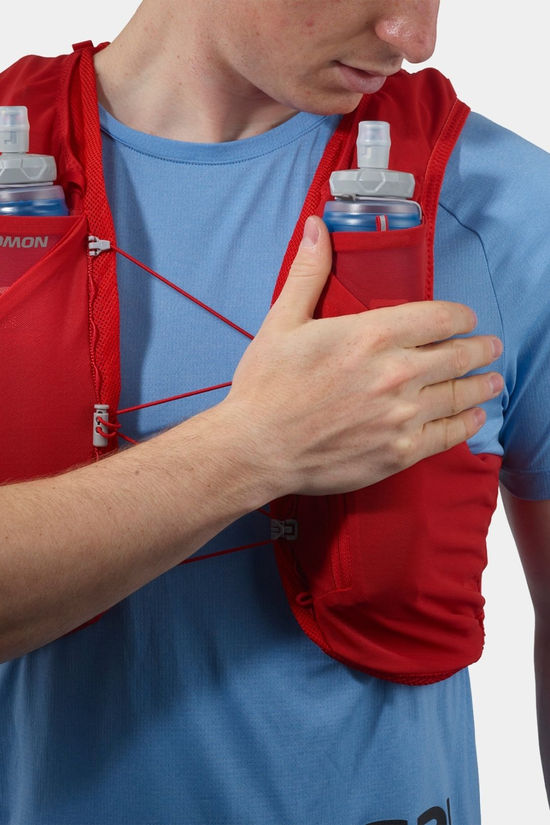 Salomon Adv Skin 5 Hydration Vest (2 x 500ml Bottles Included) Red/Red