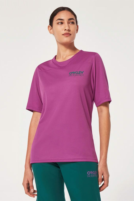 Oakley Womens Factory Pilot Lite T-Shirt Purple/Purple