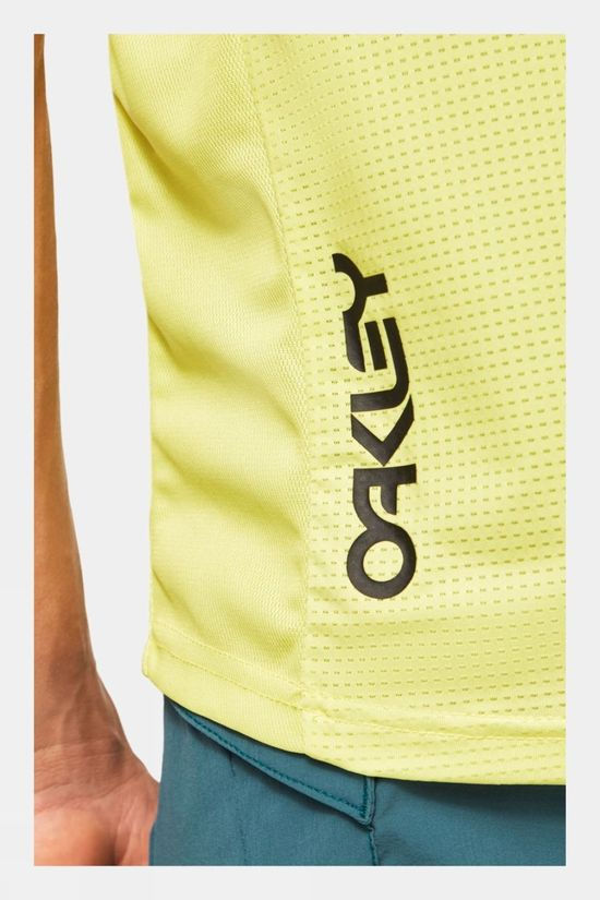 Oakley Mens Factory Pilot Lite Mtb Jersey Yellow/Yellow