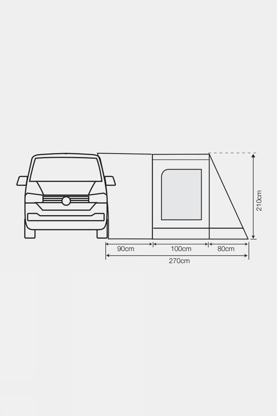 Outdoor Revolution Cayman Cona F/G Drive Away Awning Mid Grey