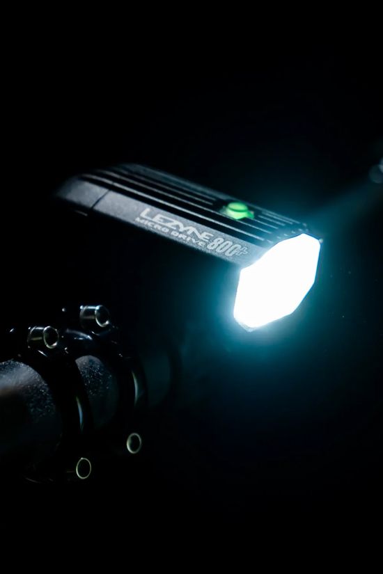 Lezyne Micro Drive 800+ Front Bike Light Black