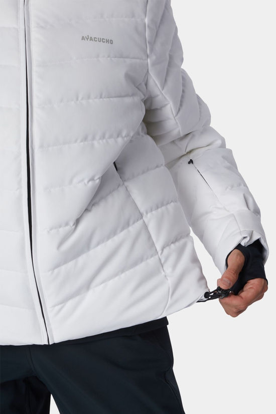 Ayacucho Womens La Maya Insulated Ski Jacket Bright White