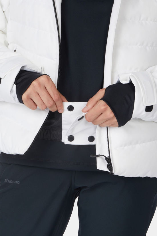 Ayacucho Womens La Maya Insulated Ski Jacket Bright White