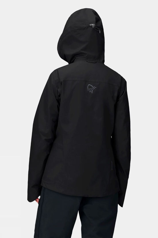 Norrona Womens Lofoten GTX Insulated Jacket Caviar Black