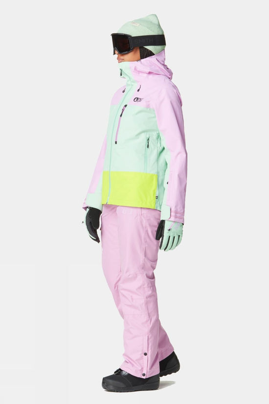 Picture Womens Sylva 3L Ski Jacket Orchid Silt Green Acid