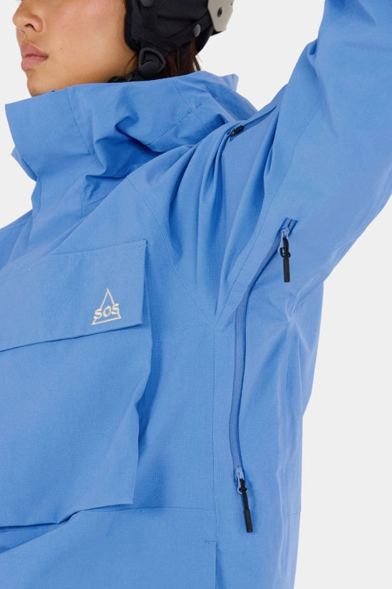 SOS Womens Sestriere Insulated Anorak Marina