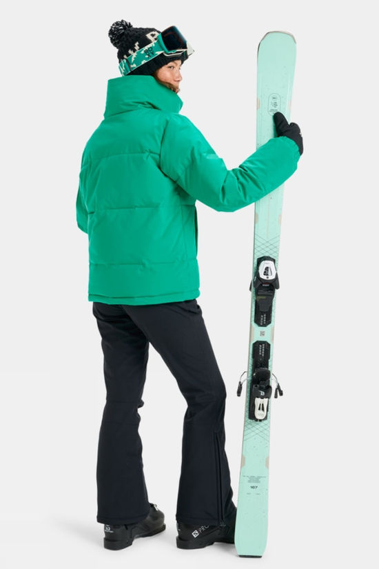 Roxy Womens Snow Winter Rebel Ski Jacket Vivid Green