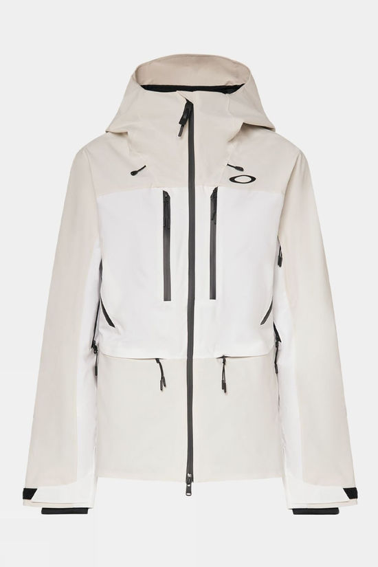 Oakley Women's White Kendall Rc Shell Ski Jacket - Image 3