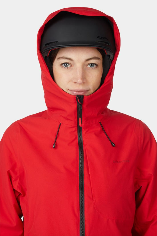 Ayacucho Womens Arolla Insulated Ski Jacket True Red