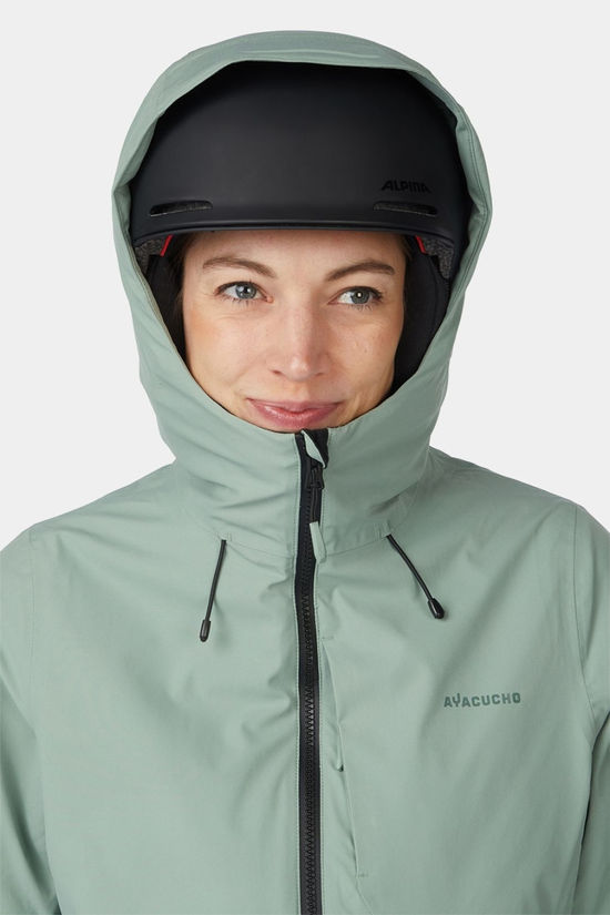 Ayacucho Womens Arolla Insulated Ski Jacket Green Bay