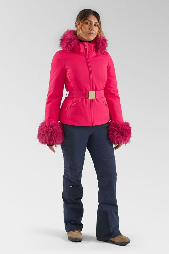 Goldbergh Womens Giselle Faux Ski Jacket Italian Rose