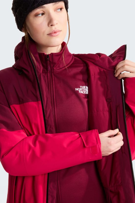 The North Face Womens Freedom Insulated Ski Jacket  Lali Guran-Burgundy Crush