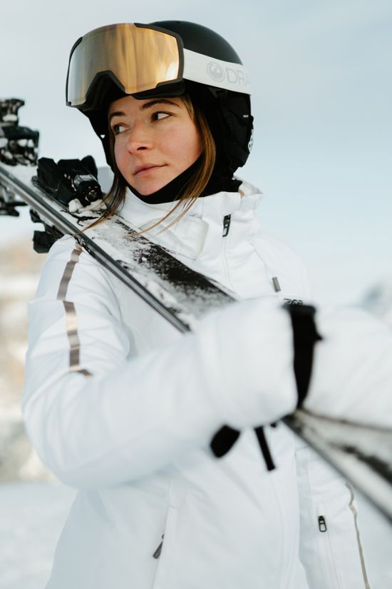 Spyder Womens Titania Ski Jacket White