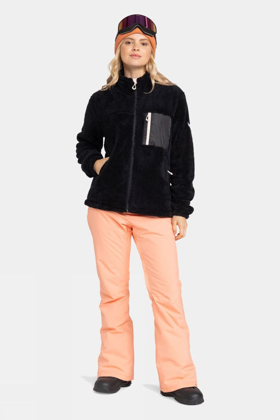 Roxy Womens Alabama Full Zip Fleece True Black