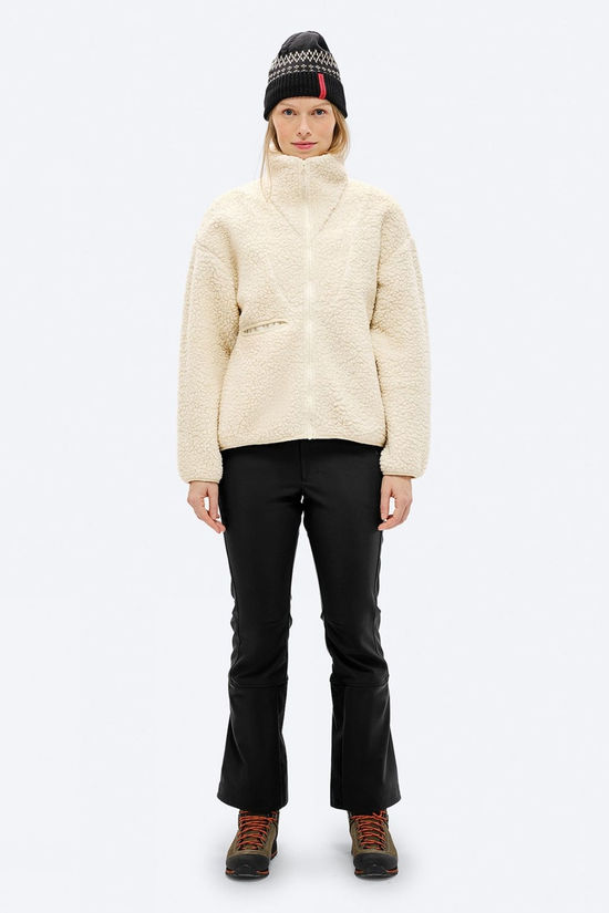 The Mountain Studio Womens E-3 Soft Wool Pile Jacket Castle Wall