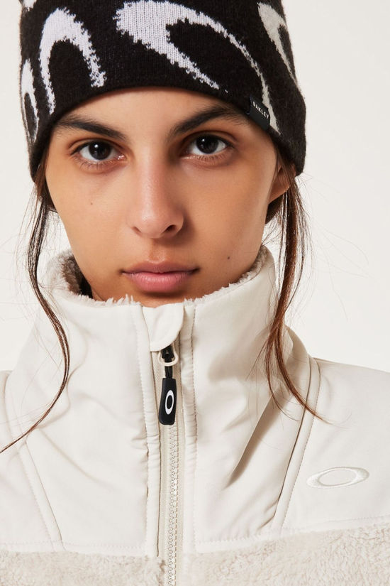Oakley Womens Mountain Fire Sherpa Fleece Jacket  Mist