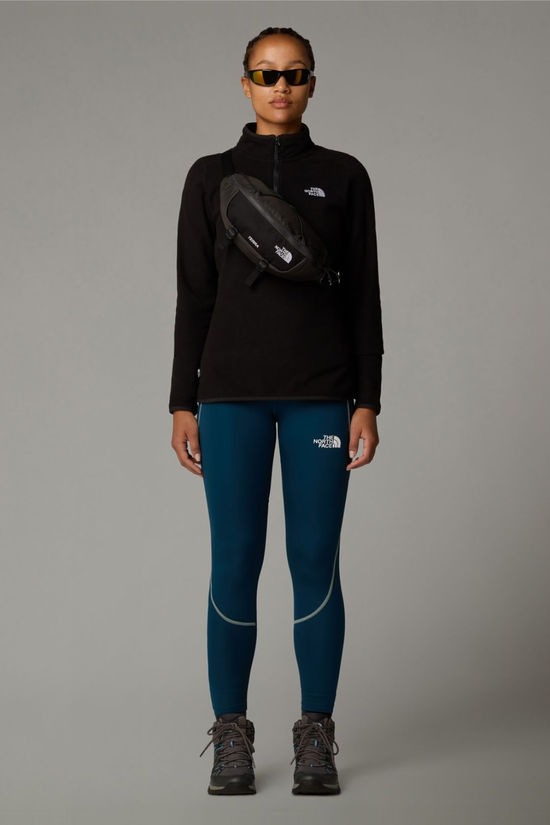 The North Face Womens 100 Glacier Quarter Zip  Fleece Tnf Black-Npf