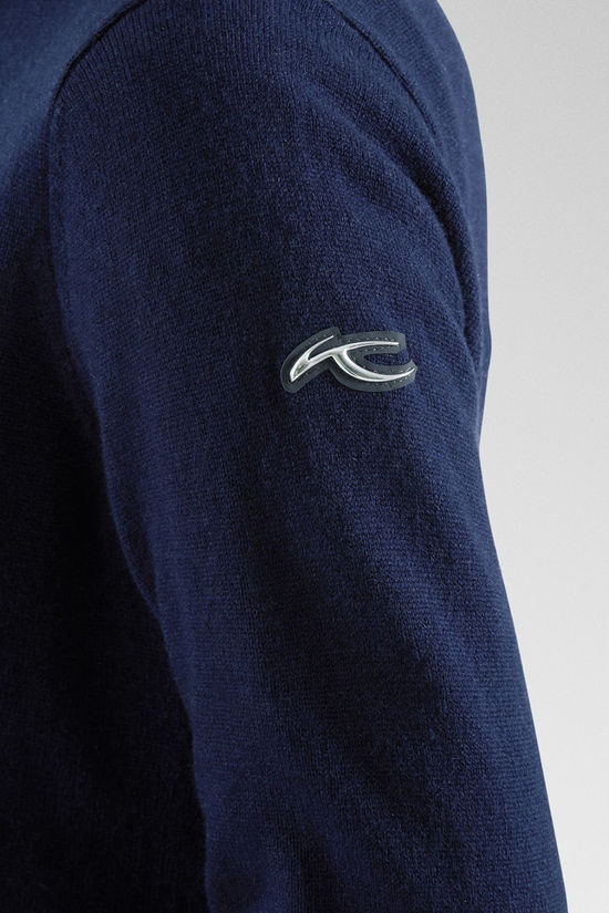 Kjus Womens Snow Knitted Jumper Kjus Navy/Alloy Silver