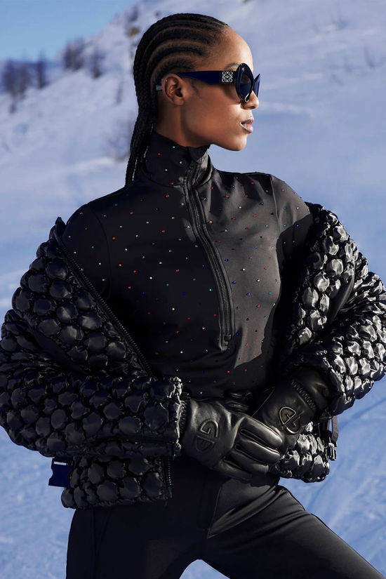 Goldbergh Womens Éclair Ski Pully Top Black