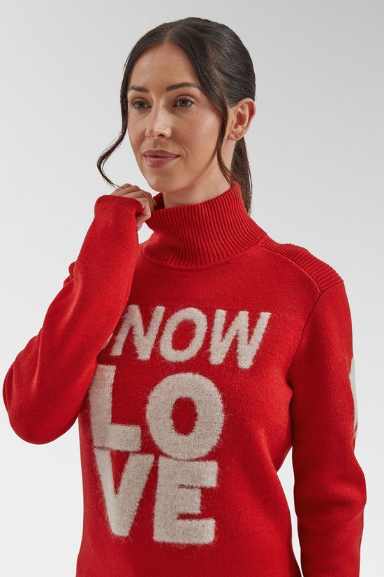 Toni Sailer Sports Womens Vanessa Jumper Pink Red