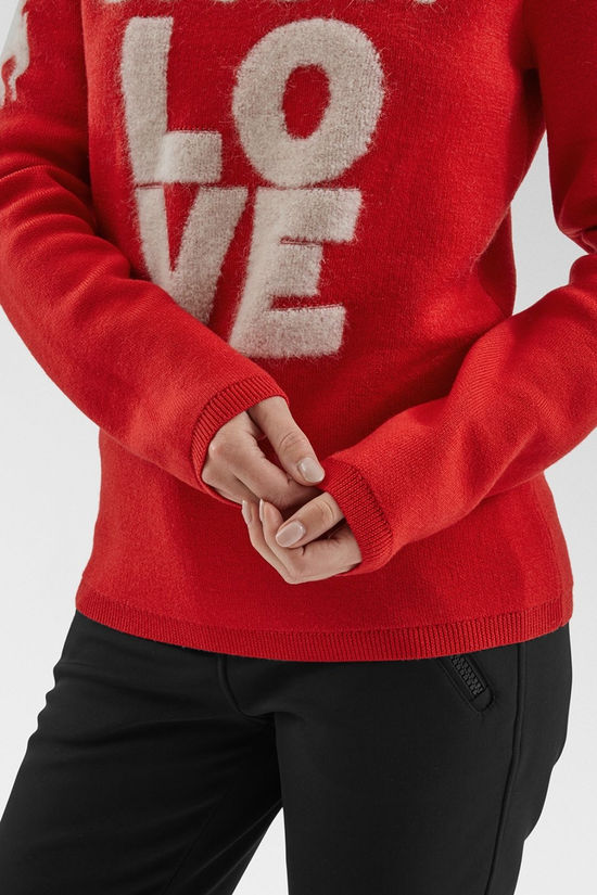 Toni Sailer Sports Womens Vanessa Jumper Pink Red
