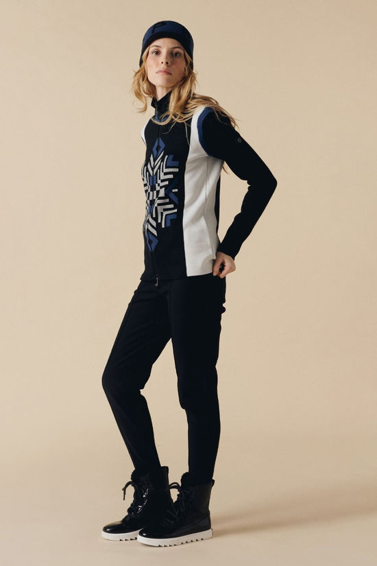 Poivre Blanc Womens Alice Knit Jacket  Black