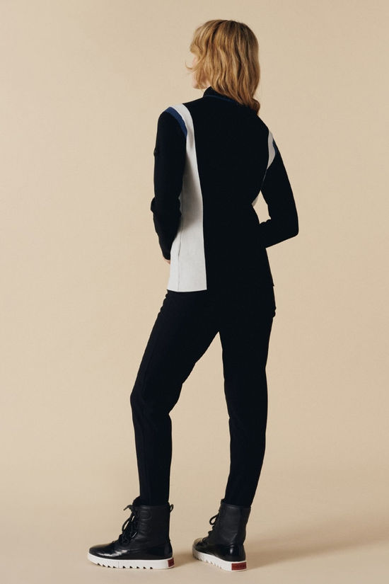 Poivre Blanc Womens Alice Knit Jacket  Black
