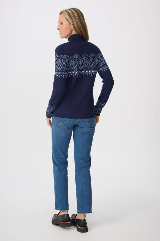 Krimson Klover Womens Neva Knitted Sweater Navy