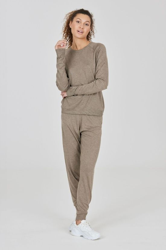 Athlecia Womens Athens Knitted Jogger Pants Walnut