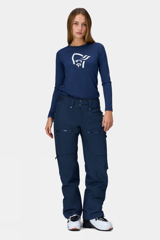 Norrona Womens Lofoten GTX Insulated Ski Pants  Indigo Night