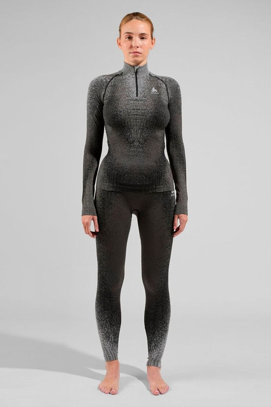 Odlo Womens Long Blackcomb Eco Base Layer Bottom Black