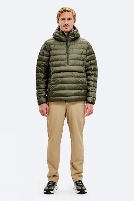 The Mountain Studio Mens D-6 Ultralight Down Jacket Forest Green